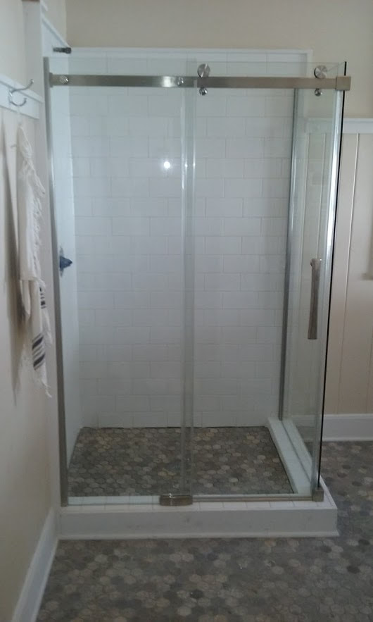 Custom tile shower